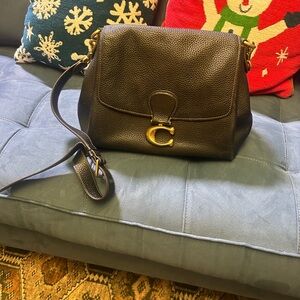 Black beautiful leather purse.